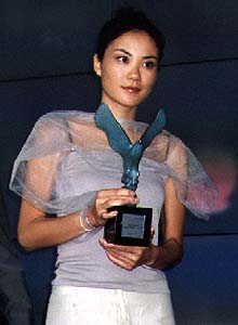 Faye with another award
