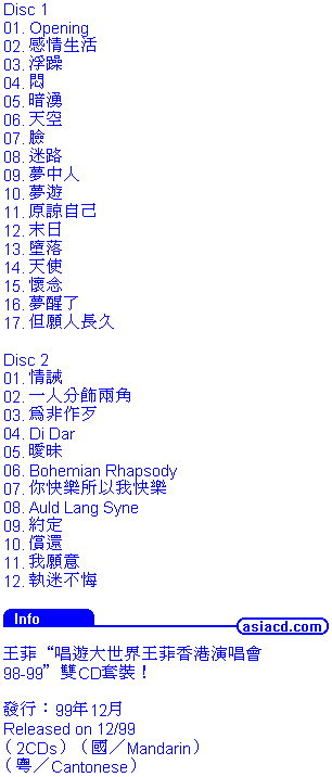 Tracklist